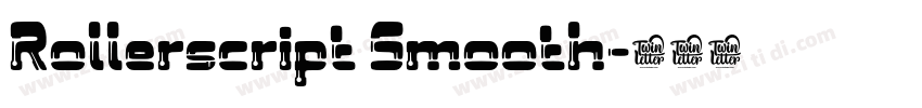 Rollerscript Smooth字体转换